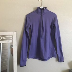 Purple Nike quarter zip